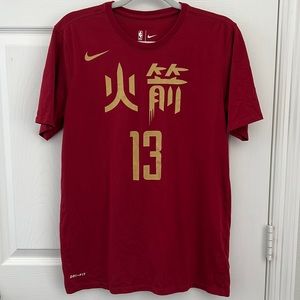 Nike NBA Dri-fit Houston Rockets Chinese New Year James Harden #13 T-shirt